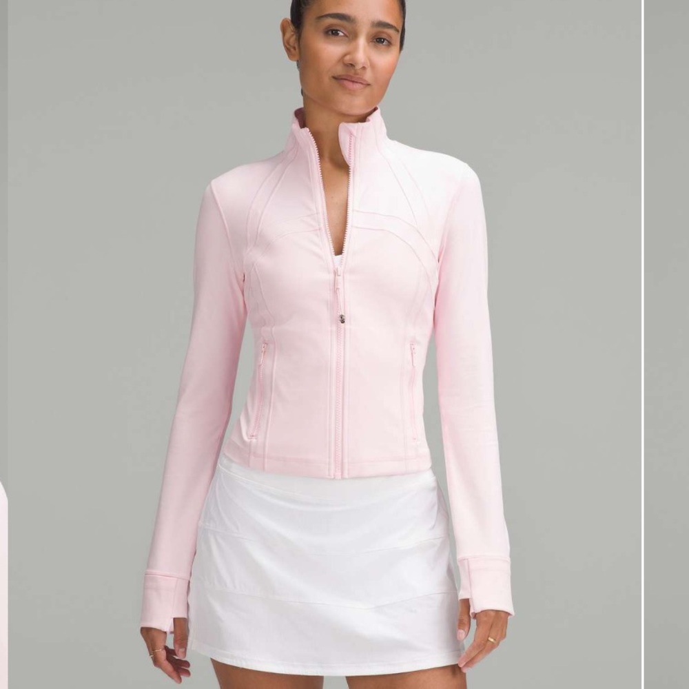 Lululemon strawberry milkshake cropped define nulu jacket